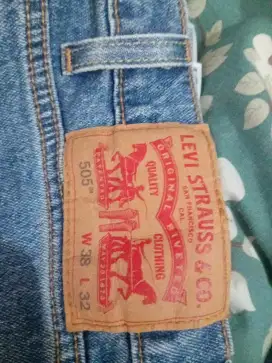 Jeans levis 505 original cek sampe puas beks rasa baru