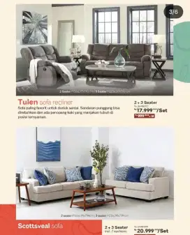 TULEN SOFA RECLINER 2+3 SEAT