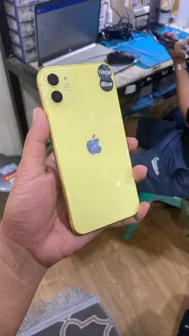 Iphone 11 128gb ibox fullset original minus gantian battery