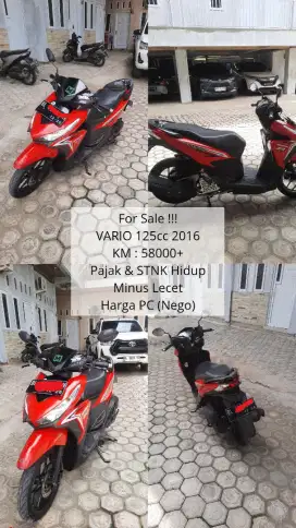 VARIO 125CC TAHUN 2016
