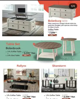 TABLE SET BOLANBROOK