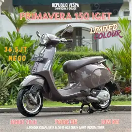 Jual Cepat Piaggio Vespa Primavera 150 IGET  tahun 2016