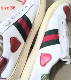 Sepatu gucci size 36 kulit