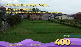 Tanah Jetis area Kos Premium 2 Menit UMM kota Malang