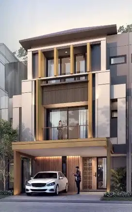 Rumah Luxury Tropical Modern Elyon by Eonna BSD City