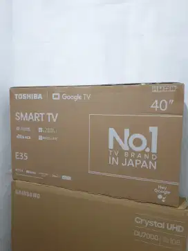 TOSHIBA GoogleTV 40 inch. Baru, bisa COD + Setting