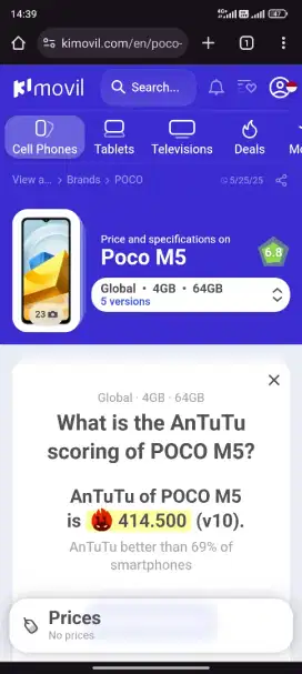 Poco m5s fullset mulus no minus