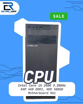 CPU Rakitan - Intel Core i5 gen 2, 4GB RAM