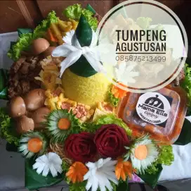 Tumpeng Agustusan Ultah Nasi Kuning Gudangan