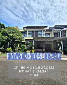 Rumah exclusive dekat fresh market bintaro jaya sek 9 siap huni