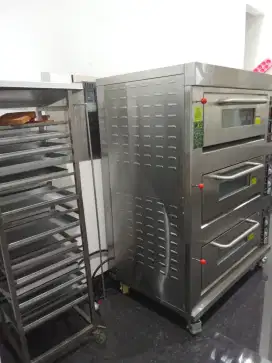 Jual oven kue kondisi baru 3 bulan pemakaian