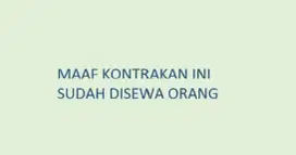 Kontrakan bulanan bisa masuk mobil daerah Sidamukti Cilodong Depok