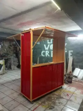 Gerobak booth kontainer