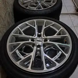 Velg dan ban r17 hsr jazz xenia avanza livina latio vios yaris swift