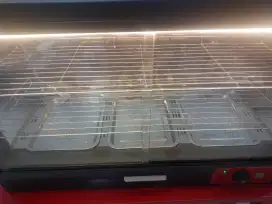 Food Warmer Getra ELW 990 R. Display penghangat makanan.