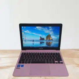 Notebook murah Asus Pink E203nah celeron ram 2 hdd 500
