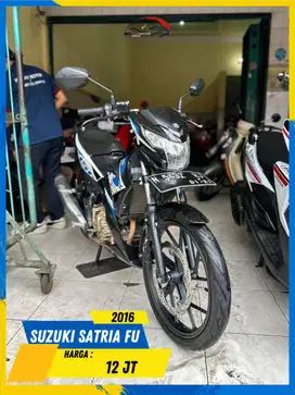 SUZUKI SATRIA FU 2016 MESIN DIJAMIN AMAN BOSS HIKMAH MOTOR KEPUH