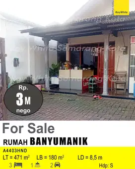 DIJUAL RUMAH DI BANYUMANIK A4403