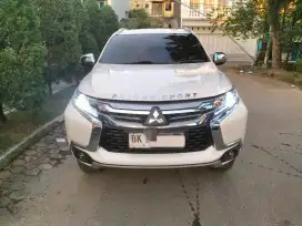 [Odo 50rb‼️Mits. Pajero Sport Exceed Solar Diesel Matic Putih 2019