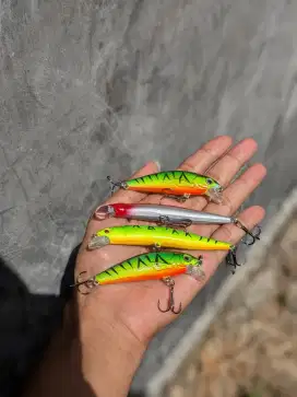 Umpan Pancing Minnow casting Murah umpan ikan warna amis gacor