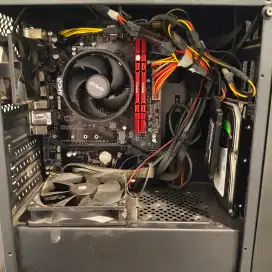 PC AMD Ryzen 5 2400G + Monitor LG 1080p 75hz
