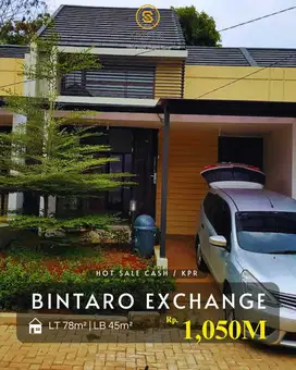 Rumah minimalis dekat bintaro, bebas banjir 8 menit ke stasiun KRL