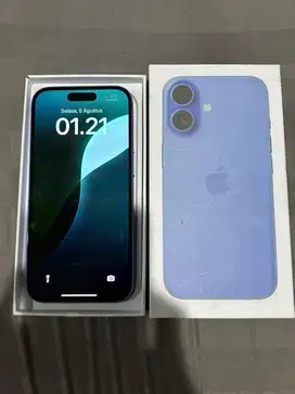 Iphone 16 128GB All Operator Fullset Like New Garansi ON
