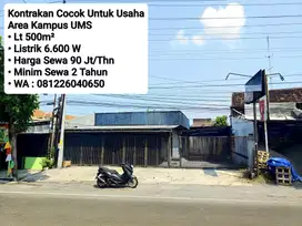 Sewa Ruang Usaha Area Kampus UMS SOLO, Cocok Untuk Coffe Shop