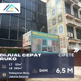 Cipete Jaksel Dijual Ruko Lokasi Strategis Samping Jl. Raya Fatmawati