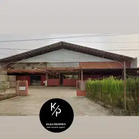 Dijual Gudang plus Bangunan siap beroperasi di Jl. Raya Bomang, Bogor