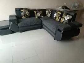 Di jual cepat sofa L Ruang Tamu