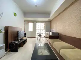 SEWAKAN 2BR plus SEMIFURNISH view pool SIAP HUNI Apt.Royal mediterania