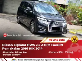 [ GARANSI 1TH ] Nissan Elgrand High way star HWS 2.5 ATPM 2014/2016