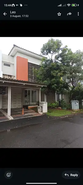 DI jual Rumah 8x 17 Cluster volta Summarecon serpong Gading Serpong