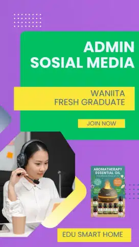 Admin Sosial Media Produk Rumah Tangga Pintar