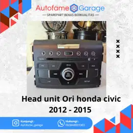 Jual Head unit Ori Hond Civic 2012-2015 |copotan OEM | Cibubur