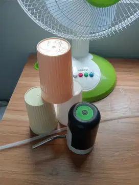 pompa air galon + gelas plastik 3