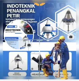 Spesialis ahli jasa pasang penangkal petir dan grounding mesin