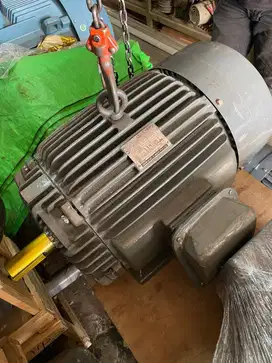 TECO 30hp 22kw 4pole dinamo elektro motor penggerak 3phase rpm 1500