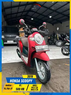 HONDA SCOOPY 2019 MONGGO GAS KAN MASZEHH HIKMAH MOTOR KEPUH