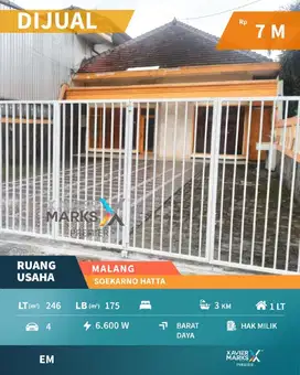 f002 Rumah Usaha Nol Jalan Raya Sukarno Hatta Malang