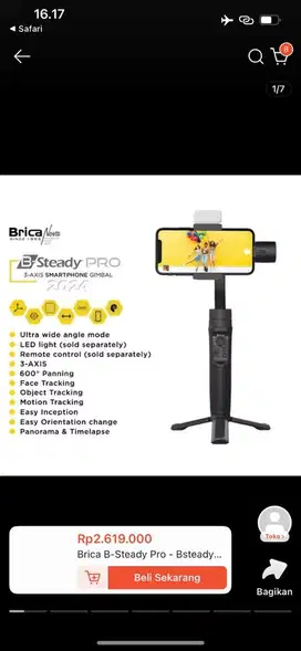 Gimbal hp brica b stedy pro 2024 new