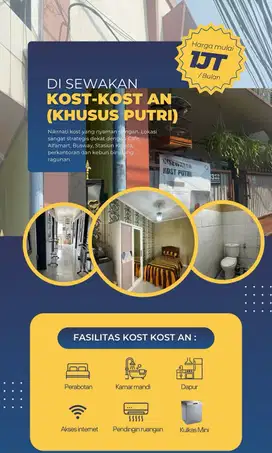 Kos-kosan murah strategis di Kebagusan Pasar Minggu