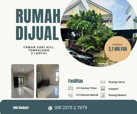 DJUAL Cepat Rumah 2LT Tembalang Taman Sari Hill Siap Huni