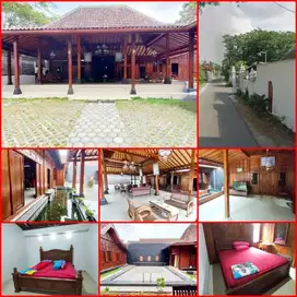 Rumah joglo sangat nyaman dan asri jalan kaliurang Km12