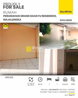 Jual Rumah Posisi Hook di Perumahan Grand Rahayu Residence, Majalengka