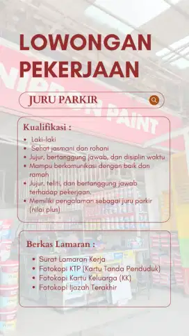 Juru parkir & security