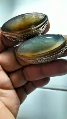 Batu akik pandan lumut lawas klasik