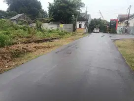 Tanah sangat strategis purwomartani jalan aspal cocok hunian