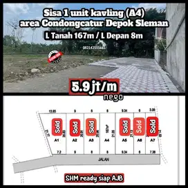 Tanah sangat strategis condongcatur cocok untuk hunian
